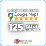 10 Seviye 125 Adet Google Yerel Rehber Haritalar Yorum Satın Al