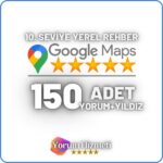 10 Seviye 150 Adet Google Yerel Rehber Haritalar Yorum Satın Al