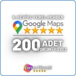 6 Seviye 200 Adet Google Yerel Rehber Haritalar Yorum Satın Al