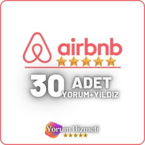 AirBNB 30 Yorum Satın Al