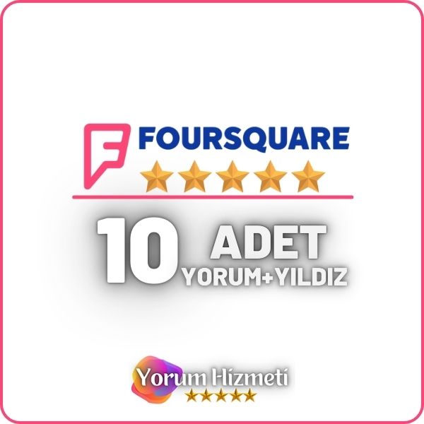 Foursquare 10 Yorum Satın Al