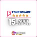 Foursquare 15 Yorum Satın Al