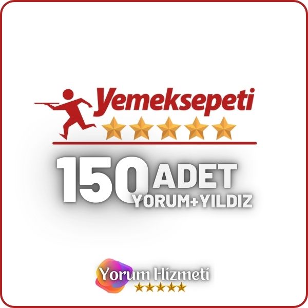 Yemek Sepeti 150 Yorum Satın Al