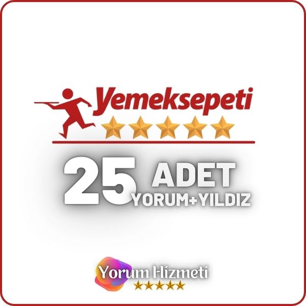 Yemek Sepeti 25 Yorum Satın Al