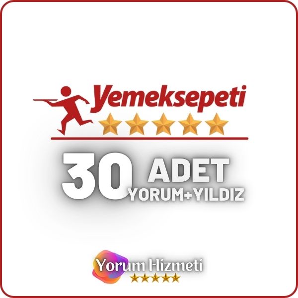 Yemek Sepeti 30 Yorum Satın Al