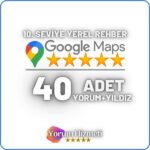 10 Seviye 40 Adet Google Yerel Rehber Haritalar Yorum Satın Al