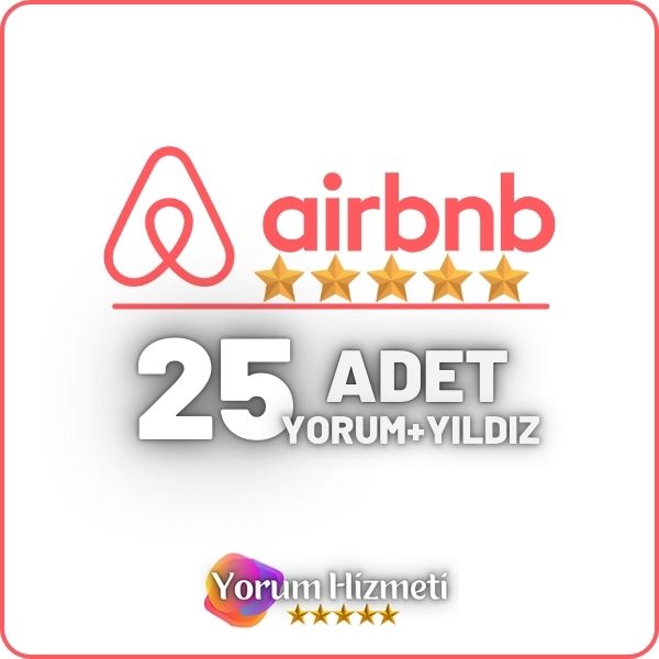 AirBNB 25 Yorum Satın Al