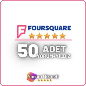 Foursquare 50 Yorum Satın Al