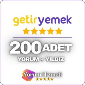 Getir Yemek 200 Yorum Satın Al