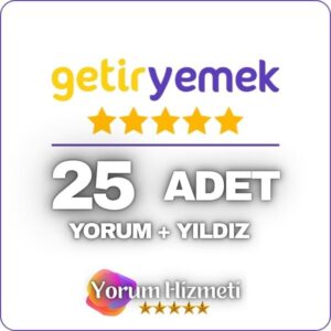 Getir Yemek 25 Yorum Satın Al