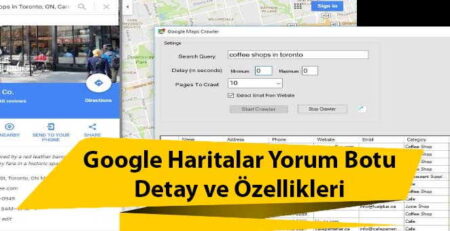 Google Maps Haritalar Yorum Botu